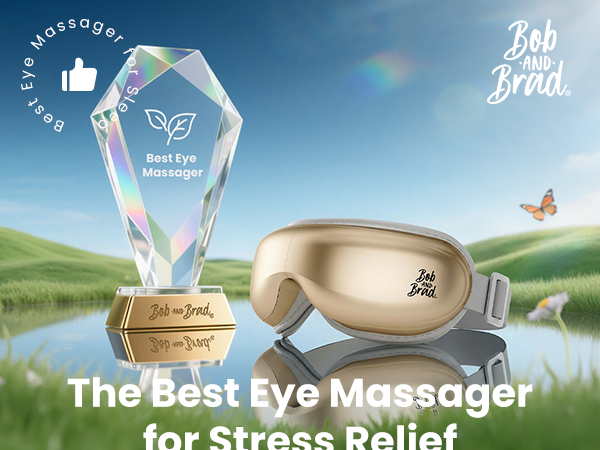 bob and brad eye massager with heat eye mask face massager migraine relief product