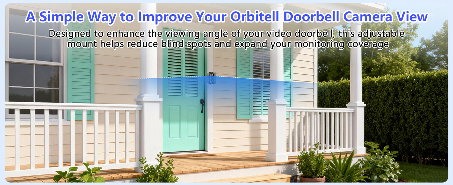Orbitell doorbell mount for apartment