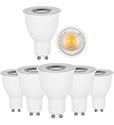 Edearkar GU10 LED Light Bulbs, 10W (100W Halogen Equivalent), 1000 Lumens, Non-Dimmable, 3000K Wa...