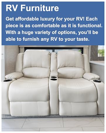 RV Furniture: Each piece is as comfortable as it is functional; Furnish your RV to your taste.
