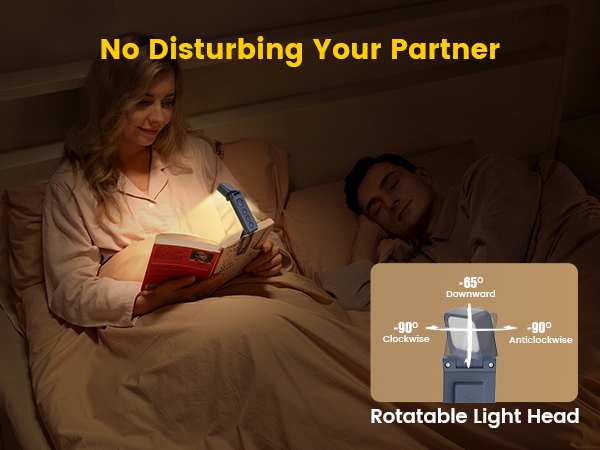 night reading light for book, Reading Light for Bed, booklights for reading in bed at night