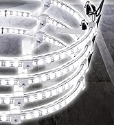 Yiswhis 17 Inch Bright White Double Row Wheel Lights, Pure White and Rocker Switch Ctrl Wheel Rin...
