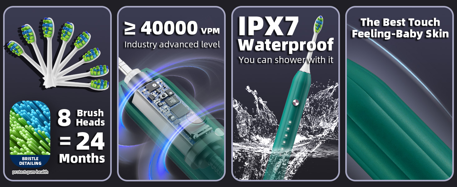 7AM2M SONIC ELECTRIC TOOTHBRUSH NEW UPGRADE