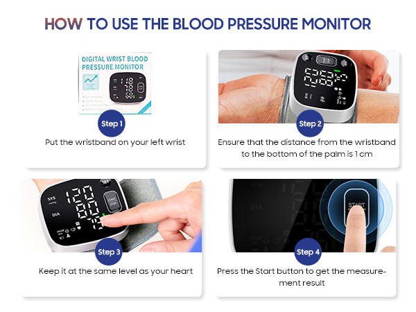 wrist blood pressure cuff