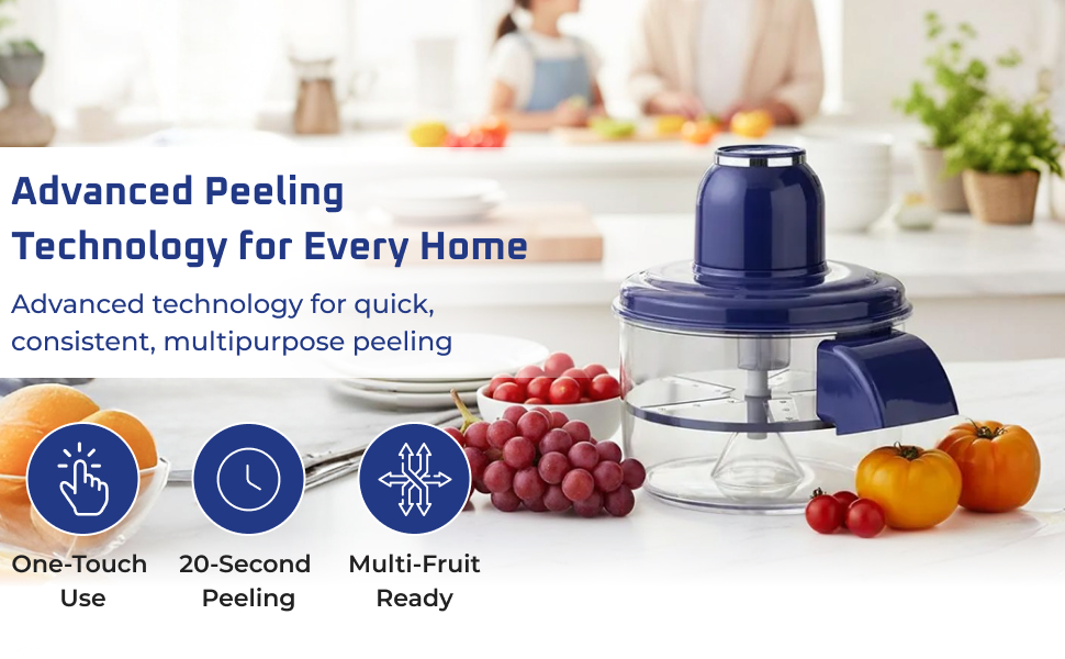 Advanced technology for quick, consistent, multipurpose peeling