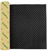 Self-Adhesive Thickened Sound Insulation Egg Crate Foam 13.99 sqft x 1.77in Thick,50+kg/m³ ,Fire/...