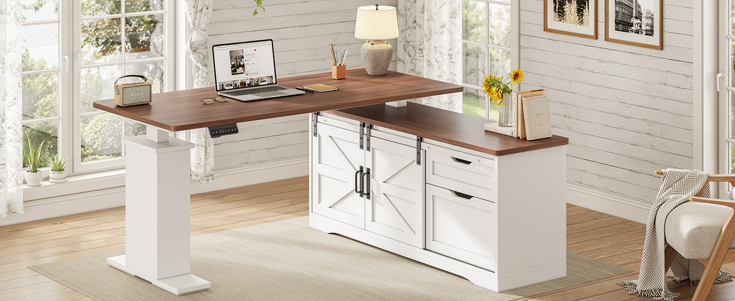 standing corner desk