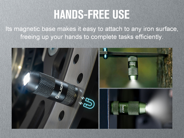 Hands-free Use: Its magnetic base makes it easy to attach to any iron surface.