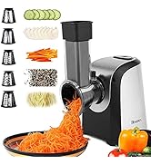 Homdox Electric Cheese Grater, Professional Salad Shooter Electric Slicer Shredder, 150W Electric...