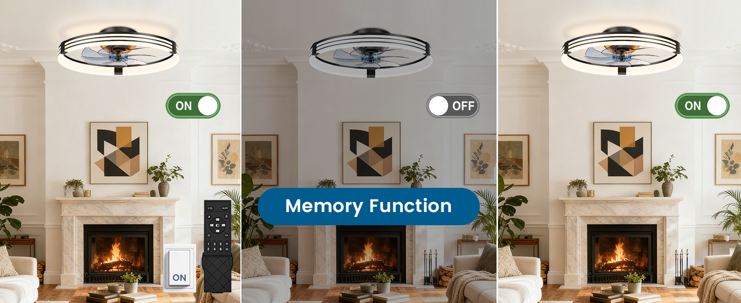  ceiling fan with lights remote control