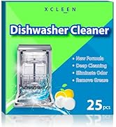 Xcleen Dishwasher Cleaner and Deodorizer Tablet 25 Count, Deep Cleaning Tablet Helps Remove Limes...