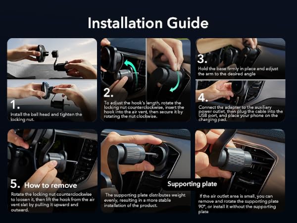 25W magsafe car mount charger