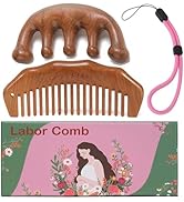 Moreinday Labor Comb and Massager, Birth Comb for Labor Pain with Wrist Strap, Gift for Expecting...