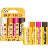 Burt's Bees Lip Balm Party Pack - Birthday Cake, Waffle Cone, Strawberry Shortcake, and Cookies &amp;...