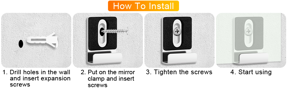 Mirror hanging kit