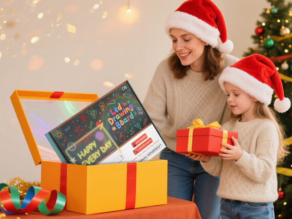 Neon Art Dry Erase Light Up Drawing Pad with Built-in Stand