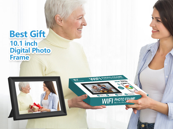 FRAMEO 10.1 Inch Smart WiFi Digital Photo Frame