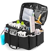 HODRANT Extra-Large Cleaning Caddy with EVA Hard Bottom, High Capacity Cleaning Supplies Organize...