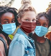 TeNice Face Masks Disposable 100 Pack, 4 Ply ASTM Level 3 Medical Grade, Breathable for Adult Out...