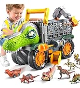 JOVA Vroomix Dinosaur Toy for Toddlers 2 3 4 5+ Year Old, Extra Large Dinosaur Monster Truck with...