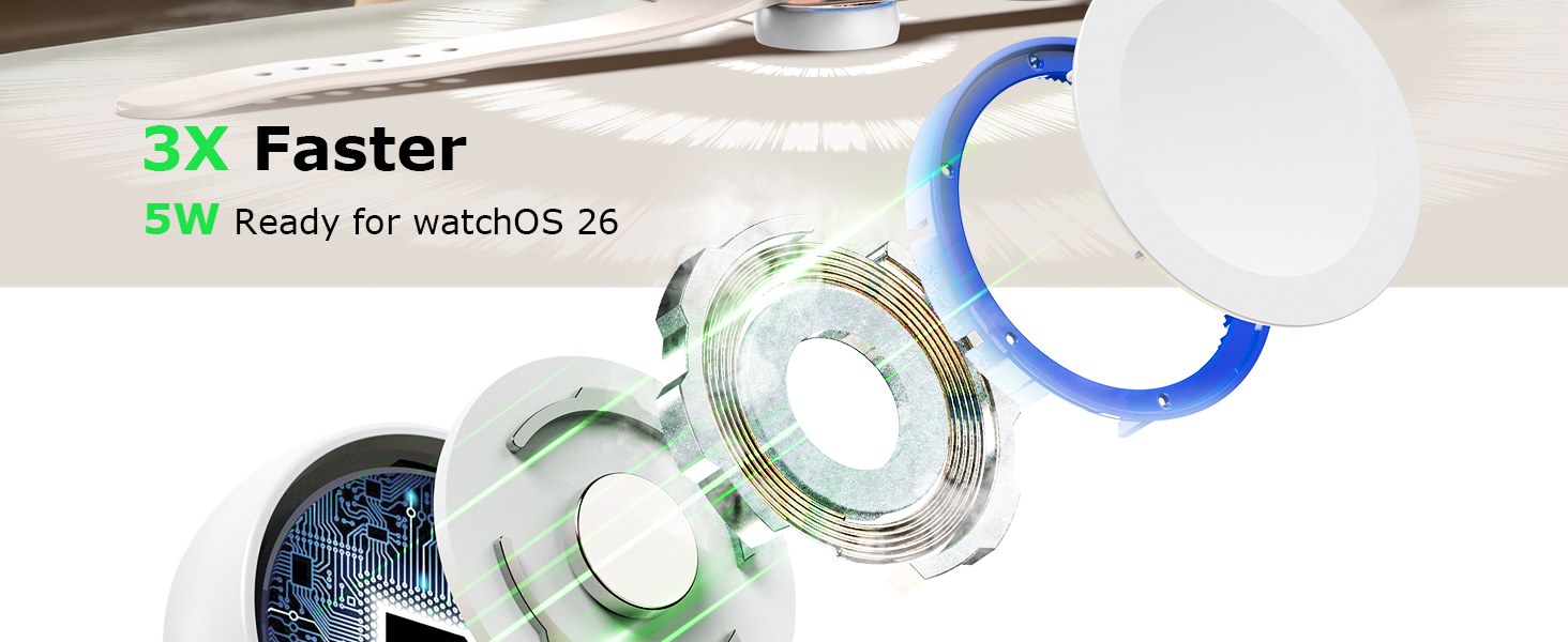 apple watch charger fast charging