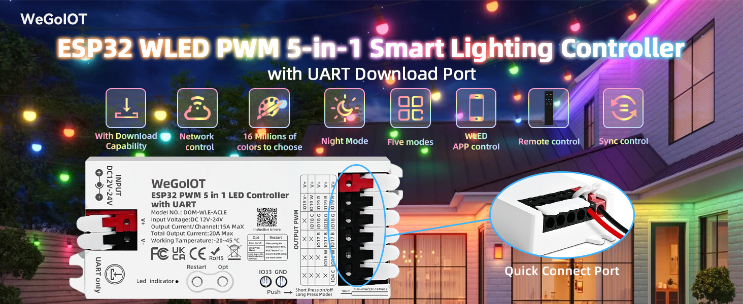 5-in-1 Smart LED Controllers