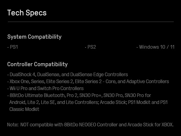 8Bitdo Bluetooth Retro Receiver