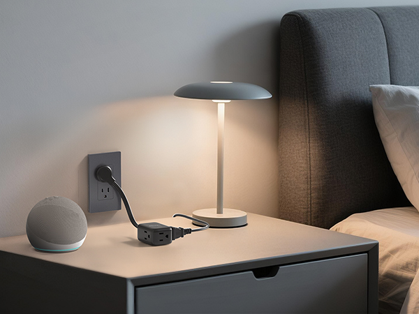 Black Flat Extension Cord 1.5ft