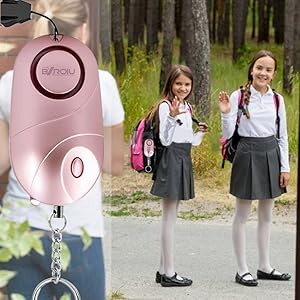 Personal Alarm Women Kids and Elders Self Defense Security Key Chain
