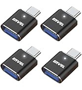 ENVEL USB C to USB Adapter, 4 Pack USB 3.0 to USB C Adapter, USB Type-C Male to USB Female