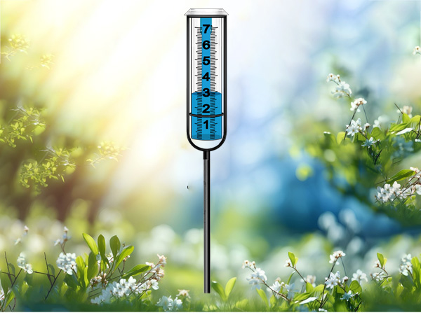 hree-section Large rain gauge