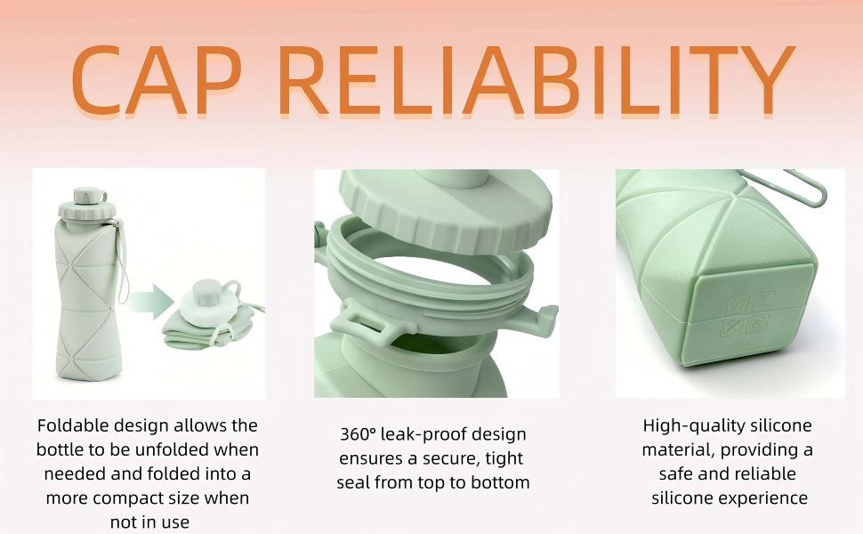 collapsible with a silicone strap