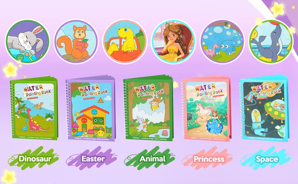 water coloring book