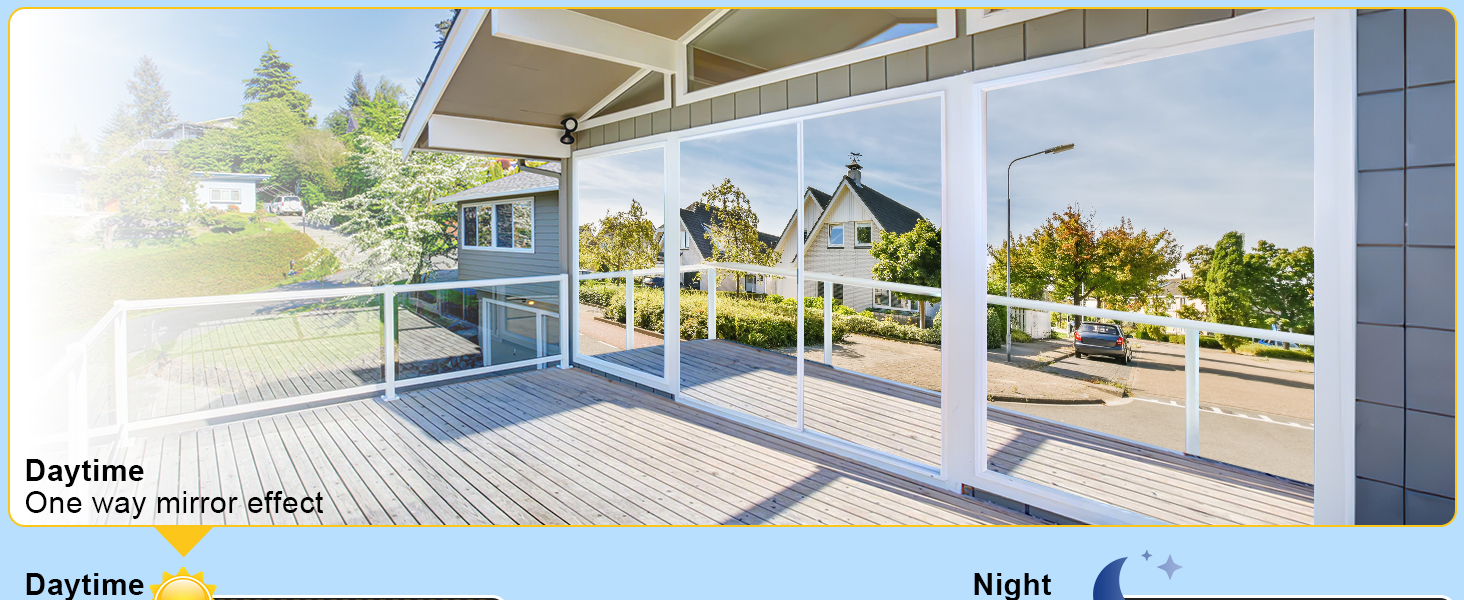 mirror window privacy film sun blocking