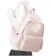 WEPOET School Backpack for Teens Boys Girls Cute Corduroy Bookbag Classic Casual High School Bag ...