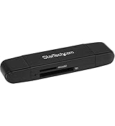StarTech.com USB Memory Card Reader - USB 3.0 SD Card Reader - Compact - 5Gbps - USB Card Reader ...
