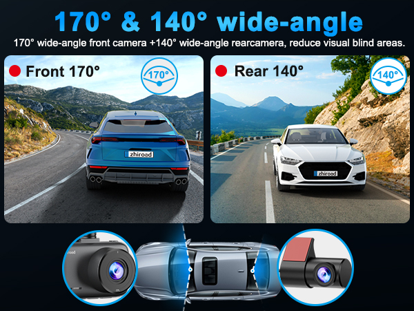 front and rear dash cam