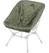 iClimb Quilted Seat Warmer Chair Cover for Ultralight Compact Folding Chair