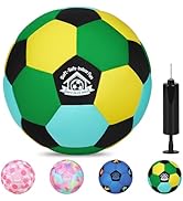 Lemmeko Indoor Soccer Ball Size 3 Toddler Kids Soccer Ball, Silent Soccer Balls Gifts for Boys Gi...
