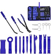 GOOACC - GRC-49 19Pcs Trim Removal Tool Set &amp; Clip Plier Upholstery Remover Nylon Car Panel Remov...