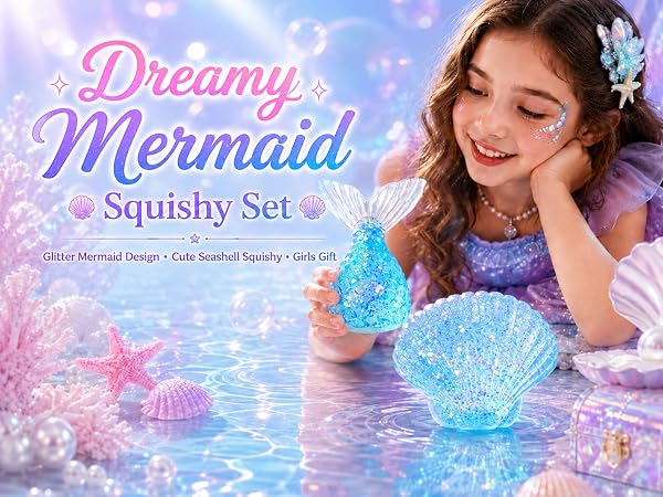 Dreamy Mermaid Squishy Set