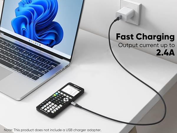 TI 84 Plus CE Charger Cable