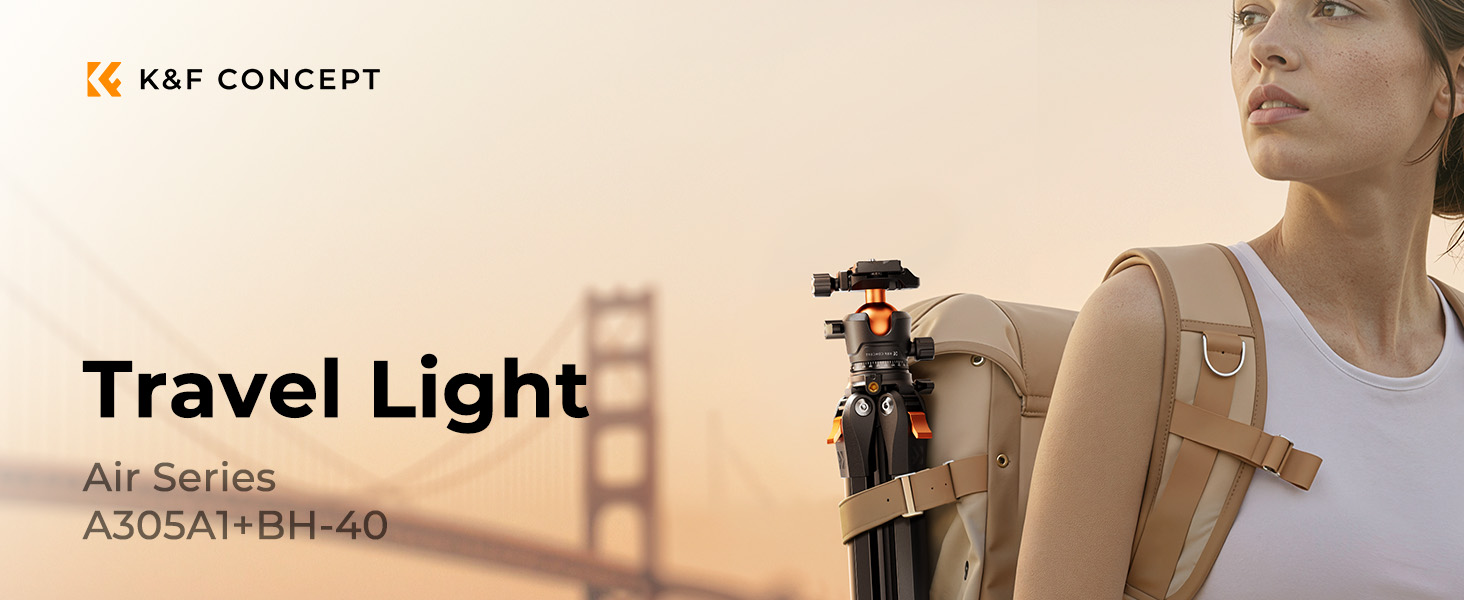 K&amp;amp;F CONCEPT 63&amp;#34; Aluminum Compact Camera Tripod