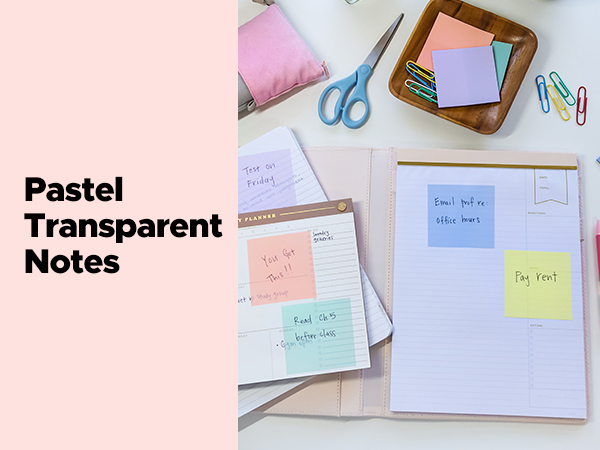 Pastel Transparent Notes
