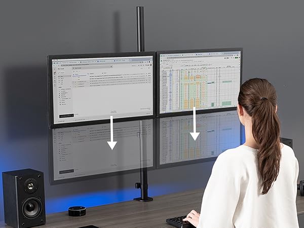 extra tall dual mount