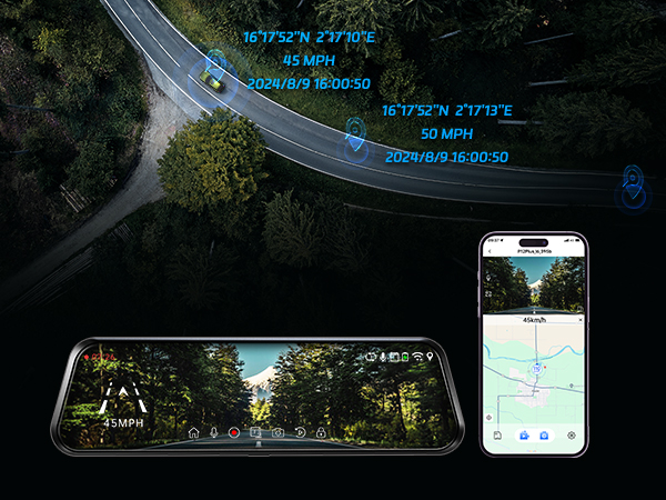 mirror backup camera