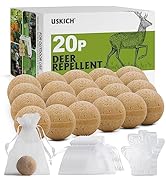 20 Pack Deer Repellent, Rabbit Repellent, Deer Deterrent, Powerful Deer Repellent Outdoor for Pla...