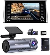 OTTOCAST Safe Cam Dash Cam Front and Rear with Wireless CarPlay Adapter | View recordings on your...