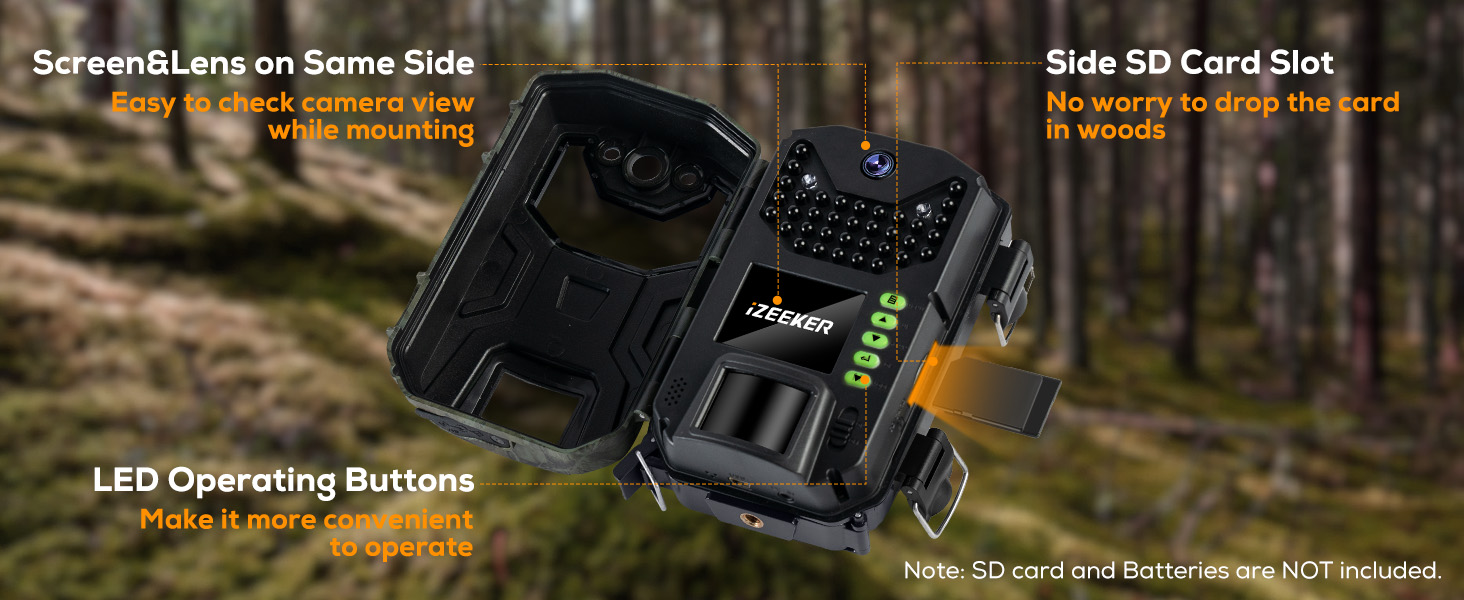 Deer camera with IP66 IP66 Waterproof in the field or forest
