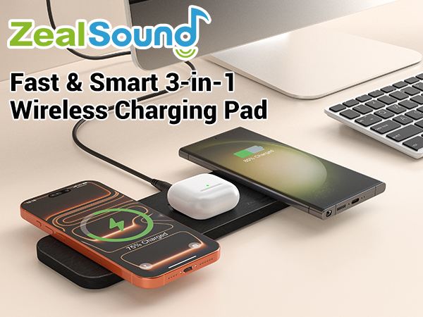 wireless charger pad magnetic foldable office travel iphone 17 16 15 samsung galaxy s26 s25 s24